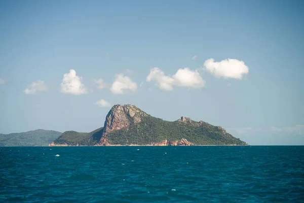 stock image tropical islands and super yachts in queensland australia in spring