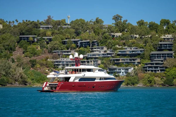 Îles Tropicales Super Yachts Dans Queensland Australie Printemps — Photo
