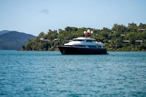 Touristenboote Und Ausflugsboote Whitsundays Queensland Australien Reisende Auf Dem Großen — Stockfoto