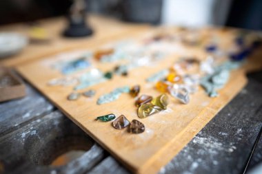 Lezzetli yiyeceklerin yakın görüntüsü