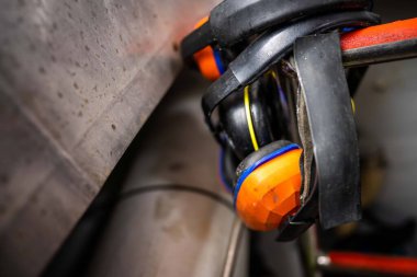 Tazmanya Avustralya 'da bir balıkçı teknesinde oltalar.