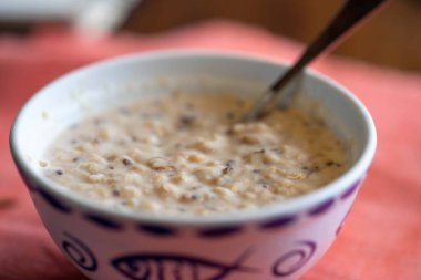 porridge in a bowl for breakfast in australia