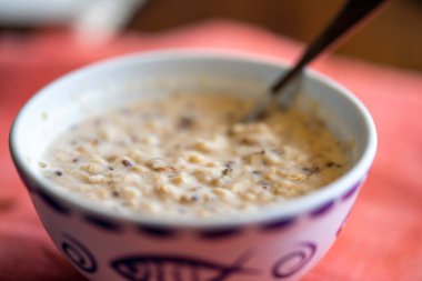 porridge in a bowl for breakfast in australia