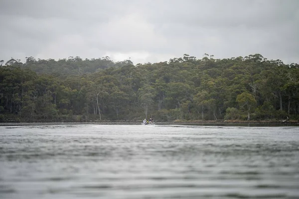 kayaking on a river in america with friends in summertime