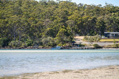 boat ramp in tasmania australia in summer