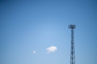 australian mobile tower in the bush and outback in summer