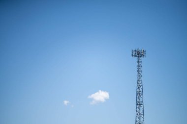 australian mobile tower in the bush and outback in summer
