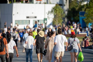 Professional athlete playing tennis on a sports court in europe. 