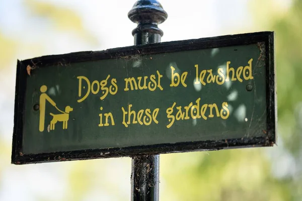Dogs Lead Sign — Zdjęcie stockowe