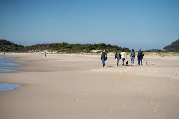 Walking Beach Australia National Park — Stock Photo, Image