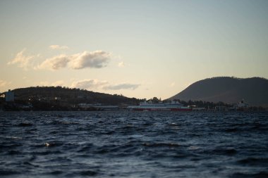 Hobart Tazmanya 'daki Tazmanya teknesinin ruhu kışın bakım için