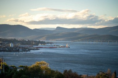 Hobart Tazmanya 'daki Tazmanya teknesinin ruhu kışın bakım için