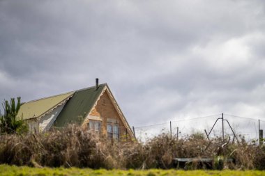 farm house on a farm in australia. homestead on a ranch  clipart