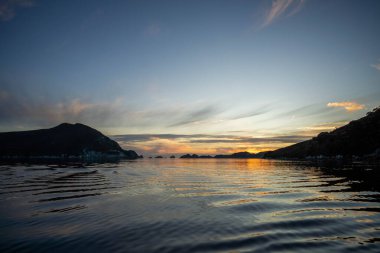 Avustralya 'da bir yağmur ormanında yerli bitki ve ağaçların bulunduğu bir milli parktaki vahşi doğada dağlar, Tazmanya' da ulusal bir parkta büyüyen bir orman. Nehirler ve keşiflerle 