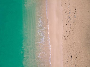 Deniz manzarası, deniz dokusu ve kopyalama alanı.