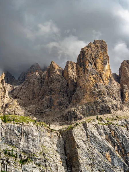 Wolkenstein Val Gardena Dolomiti Italia — Foto Stock
