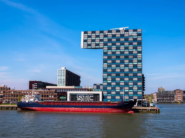 Rotterdam Netherlands April 2022 Shipping Transport College Group Stc Group — Stock Photo, Image