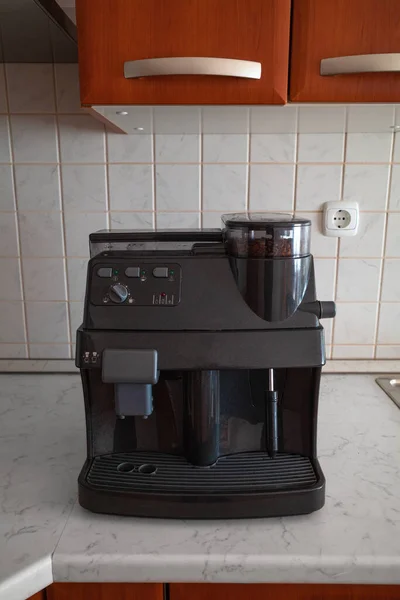 Automat Kawy Kuchni Mieszkania — Zdjęcie stockowe