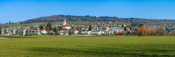 Seengen Een Gemeente Plaats Het Zwitserse Kanton Aargau Maakt Deel — Stockfoto