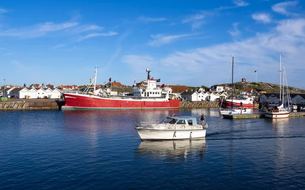 Vrango Švédsko Května 2023 Velká Rybářská Loď Názvem Odeskar Další — Stock fotografie
