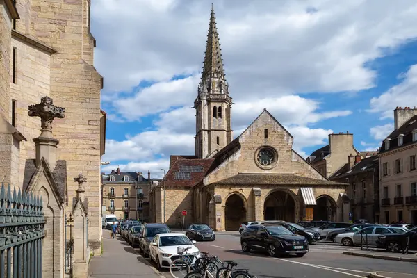 stock image Dijon, France - August 8, 2023: The Saint Philibert church in Dijon city