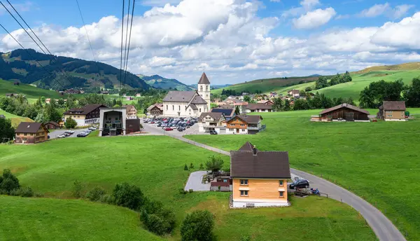 Brulisau Switzerland July 2023 Brulisau Village Swiss Canton Appenzell Ausserrhoden — Stock Photo, Image