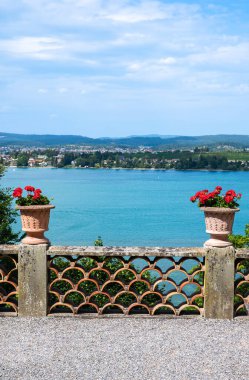 Arenberg, İsviçre 'den Constance Gölü' nün Idyllic manzarası