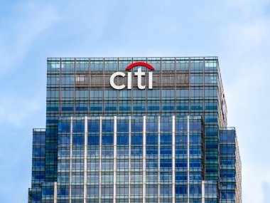 Londra, Birleşik Krallık - 26 Şubat 2024: Citi Bank özel müşteriler için dünyanın en büyük finansal hizmet sağlayıcılarından biridir