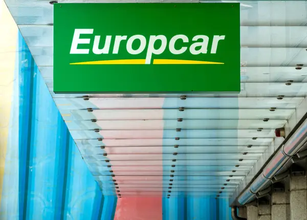 Γενεύη Ελβετία Απριλίου 2024 Europcar Είναι Μία Από Τις Κορυφαίες — Φωτογραφία Αρχείου