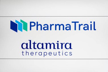 Basel, İsviçre - 20 Nisan 2024: Pharma Trail ve Altamira Therapeutics şirketleri
