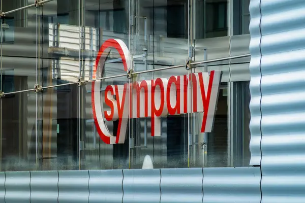 스위스 2024년 20일 바젤에 본사를 Sympany는 보험을 전문으로 스위스 회사입니다 — 스톡 사진