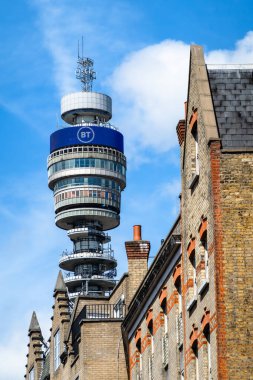 London, United Kingdom - April 29, 2024: BT Tower in London, also known as Post office tower clipart
