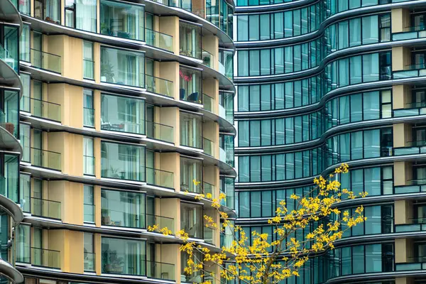 stock image London, United Kingdom - April 29, 2024: The Battersea Power Station residential area is a mixed-use development located around the iconic Battersea Power Station in London.