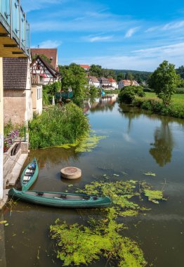 Harburg is a village in the Wornitz River valley in Bavaria clipart