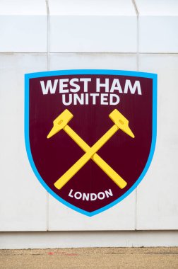 Londra, İngiltere - 13 Kasım 2024 - West Ham United Football Club Stratford, Londra merkezli profesyonel futbol kulübüdür..
