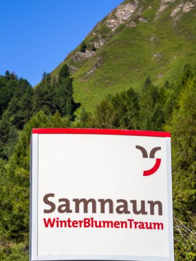 Samnaun, İsviçre - 20 Ağustos 2024 Samnaun Kış Blumen Traum Samnaun 'da her yıl düzenlenen bir etkinliktir.
