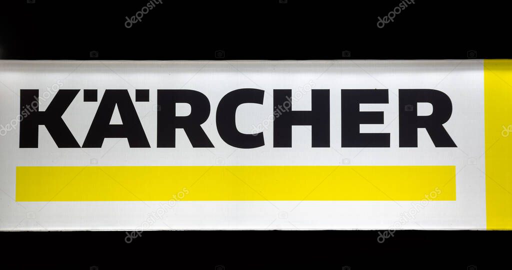 Innsbruck, Austria - March 20, 2025: Karcher is a globally recognized brand and manufacturer of high-quality cleaning equipment and solutions