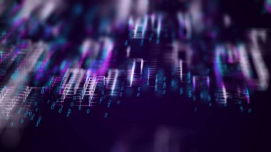 Arkaplanda soyut bir kompozisyon. Bağlantı yapısı. Üçgenleri, noktaları ve çizgileri birleştiren bir arka plan. 3d oluşturma.