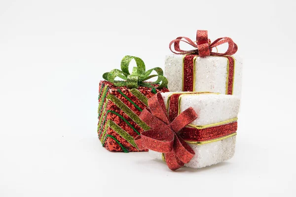 stock image Xmas cubes isolated on a white background.