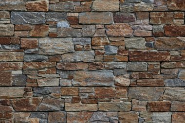 Cornwall 'da taş bir duvara yakın çekim.