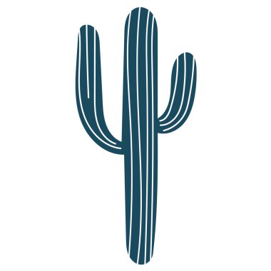 Ev dekorasyonu, şık bir tencerede sulu. Vektör illüstrasyonu