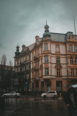Stettin 'in binaları, caddeler