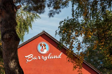 Martigny, Vaud Canton, Switzerland - 14 March, 2024: Saint Bernard dog museum Barryland. Editorial. clipart