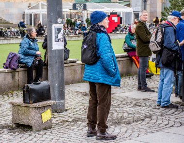 İsveç 'in Stockholm kentinde ABD ile İsveç arasında imzalanan ve ABD' ye İsveç 'te geniş kapsamlı haklar tanıyan DCA anlaşmasına (savunma işbirliği anlaşması) karşı protesto.