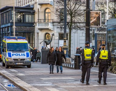 Stockholm, İsveç 'te antisemitizme karşı tezahür.