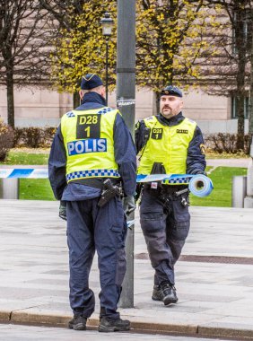 Filistin 'in, İsveç' in orta Stockholm kentindeki İsveç parlamento binası ve Dışişleri Bakanlığı 'nın dışında gerçekleştirilen Batı Şeria ve Gazze' deki İsrail işgaline karşı protestolar.