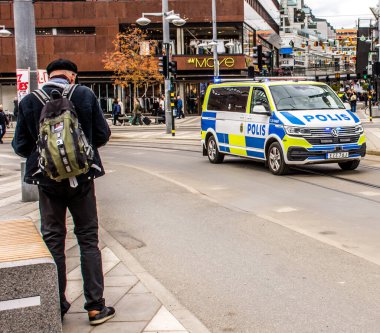 Stockholm, İsveç 'te NATO' nun bir parçası olmayı protesto etmek. 11 Mayıs 2025.