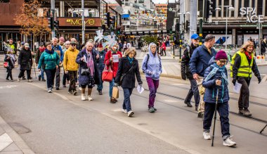 Stockholm, İsveç 'te NATO' nun bir parçası olmayı protesto etmek. 11 Mayıs 2025.