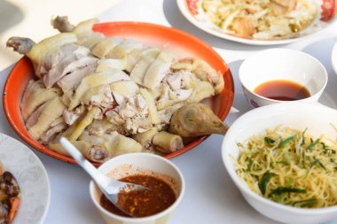 Bangkok , Thailand - 21Jan, 2023 : food for make offerings to the spirits in Chinese new year / pay respect to god