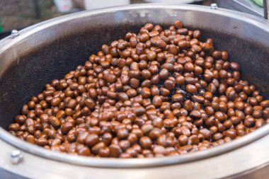 Owen 'da kestaneyi kızart. 